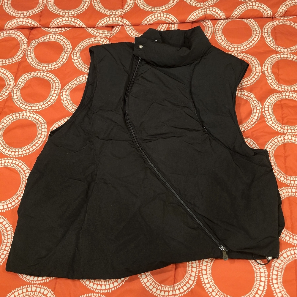 Sundae School Fencing Down Vest in Black